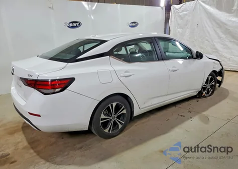 2021 Nissan Sentra Sv z USA, uszkodzony, nr VIN 3N1AB8CV0MY302617